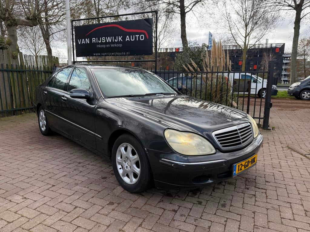 Mercedes-Benz S-klasse 320 Leder Nav Soft-Close Schuifdak Na, Auto's, Automaat, Achterwielaandrijving, Gebruikt, 1670 kg