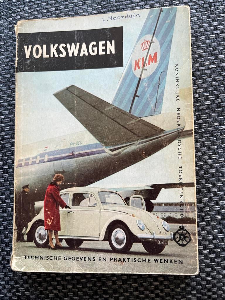 Volkswagen Kever boekje, technische gegevens, Ophalen of Verzenden, Gelezen, Volkswagen