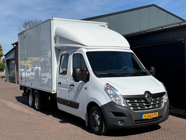 Renault Master 2.3CDI Clixtar DC 2500kg laadvermogen Euro 6, Auto's, Bestelauto's, Bedrijf, Te koop, ABS, Airbags, Airconditioning