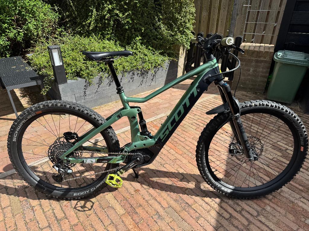 Scott strike eride elektrische fully mountainbike + 2 accus, Fietsen en Brommers, Fietsen | Mountainbikes en ATB, Zo goed als nieuw