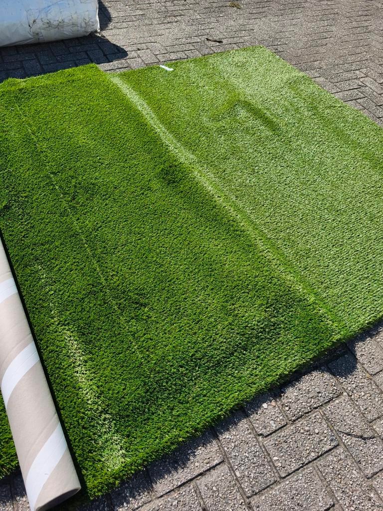 Kunstgras nieuw 210x200 cm 35 mm hoog, Tuin en Terras, Gras en Kunstgras, Ophalen, Nieuw, Minder dan 10 m², Kunstgras