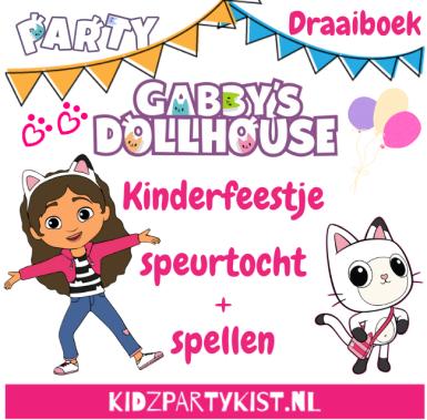 Gabby's Dollhouse kinderfeestje draaiboek speurtocht spellen, Ophalen, Nieuw