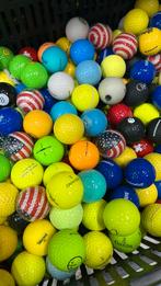 100 Stuks Gekleurde Golfballen, Ophalen of Verzenden, Zo goed als nieuw, Bal(len)