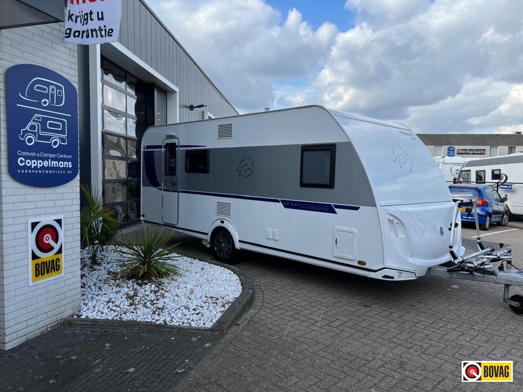 Knaus Sport Silver Selection 540 FDK isabella tent mover air, Caravans en Kamperen, Overige typen, Bedrijf, Treinzit, 5 tot 6 meter