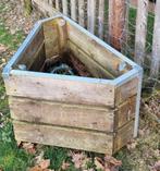 Houten ruif met slowfeeder, Weidegang, 2 of 3 paarden of pony's