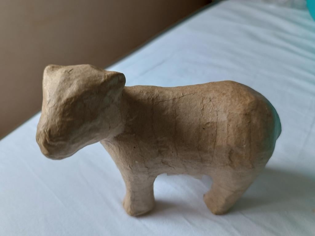 Papier mache ijsbeer klein, Ophalen of Verzenden, Nieuw