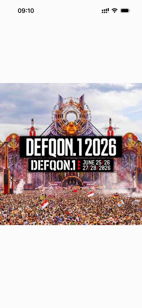 Defqon 1 2026 premium(vip) weekend tickets (2 st), Tickets en Kaartjes, Twee personen