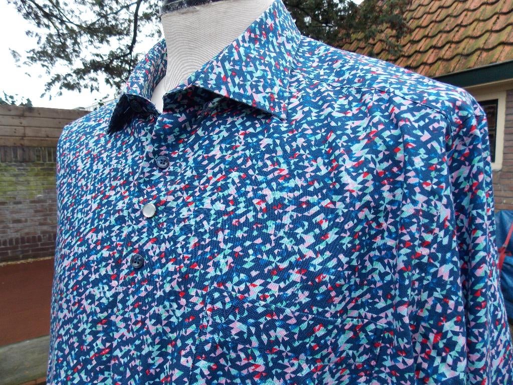 Marvelis fris gekleurd overhemd nieuwstaat mt XXL, Kleding | Heren, Overhemden, Marvelis, Blauw, Ophalen of Verzenden, Zo goed als nieuw