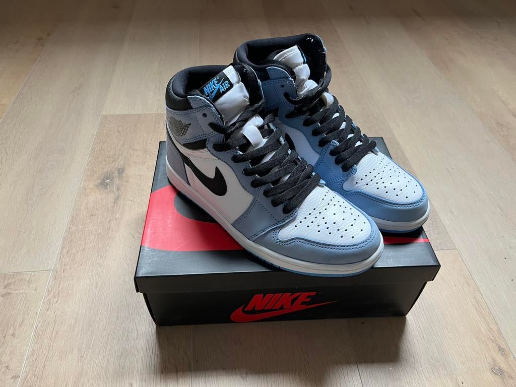 Nike Air Jordan 1 University Blue maat 43, Kleding | Heren, Schoenen, Ophalen, Blauw, Sneakers of Gympen, Zo goed als nieuw