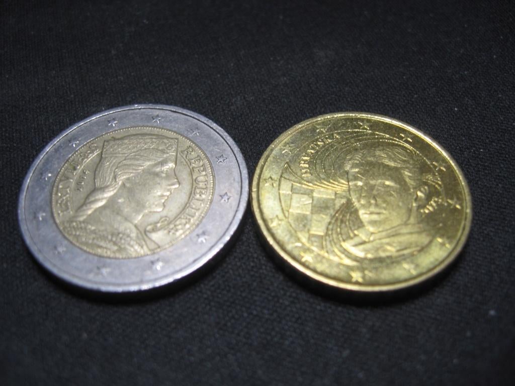 Euro munten Latvijas 2014 Kroatie, hrvatska 50 eurocent 2023, Ophalen of Verzenden, Overige landen, 2 euro, Losse munt