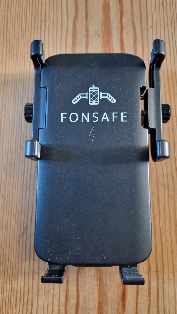 Fonsafe 3-in-1 Universele Telefoonhouder Fiets met Powerbank, Ophalen of Verzenden, Zo goed als nieuw, Fonsafe