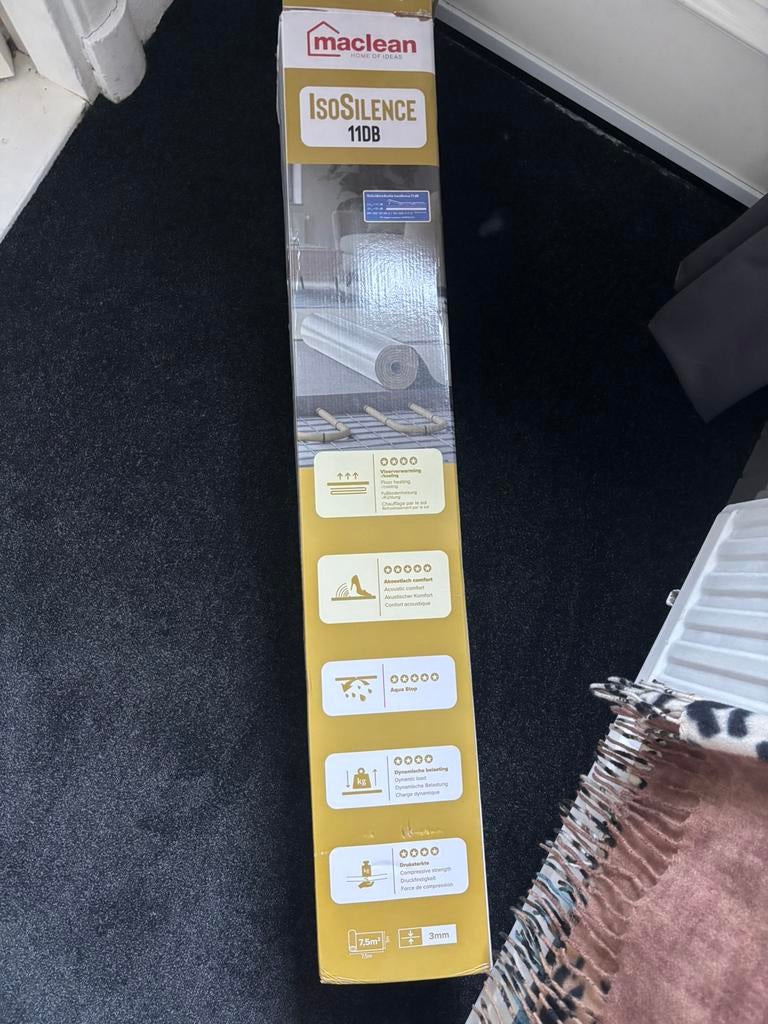 Gratis op te halen ondervloer voor laminaat, Doe-het-zelf en Verbouw, Vloerdelen en Plavuizen, Ophalen, Overige materialen, 30 cm of meer