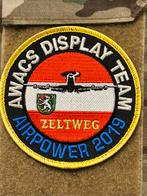Embleem Zeltweg awacs display team, Verzamelen, Verzenden, Luchtmacht, Nederland, Embleem of Badge