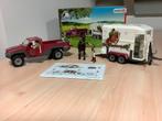 Schleich 42346 pickup met paardentrailer, Ophalen of Verzenden, Zo goed als nieuw