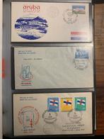 Ned. Antillen en Suriname FDC's +/- 134 stuks, Postzegels en Munten, Postzegels | Volle albums en Verzamelingen, Ophalen of Verzenden
