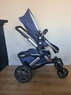 Blauwe Joolz Geo 2 Kinderwagen + Accessoires, Zo goed als nieuw, Verstelbare duwstang, Ophalen, Kinderwagen
