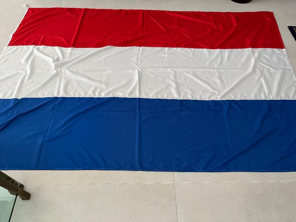 Nederlandse vlag groot voor vlaggenmast met wimpel, Diversen, Ophalen of Verzenden, Zo goed als nieuw
