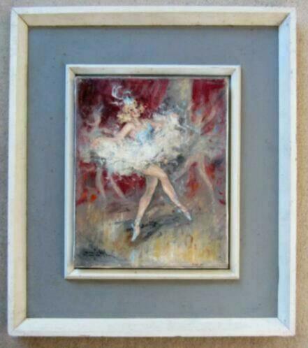 revuedanseressen ===Marcel Bloch 1882-1962===FRANS==, Antiek en Kunst, Kunst | Schilderijen | Klassiek, Ophalen of Verzenden