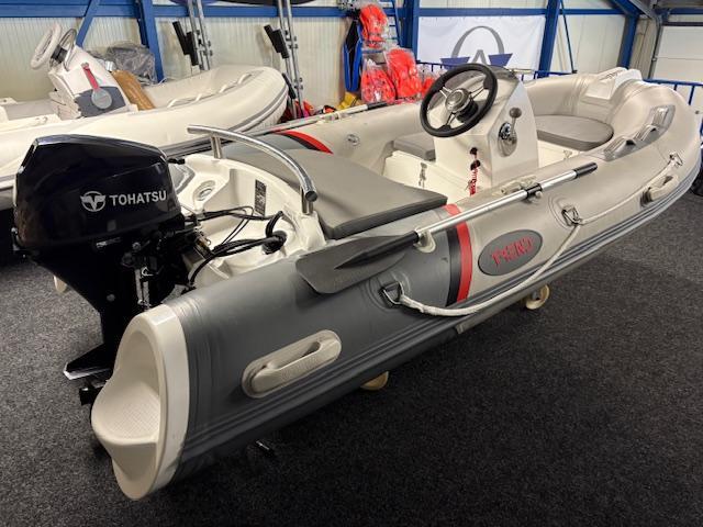 Nieuwe Trend 330 met console met Tohatsu 8 PK ( Overjarig ), Watersport en Boten, Rubberboten, Nieuw, Overige merken, Overige brandstoffen