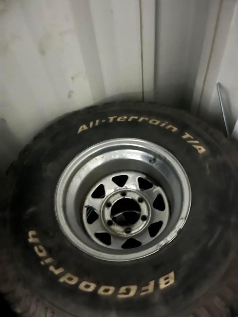Patrol velgen r35 met All-Terrain banden, Auto-onderdelen, Banden en Velgen, Gebruikt, Banden en Velgen, Ophalen of Verzenden