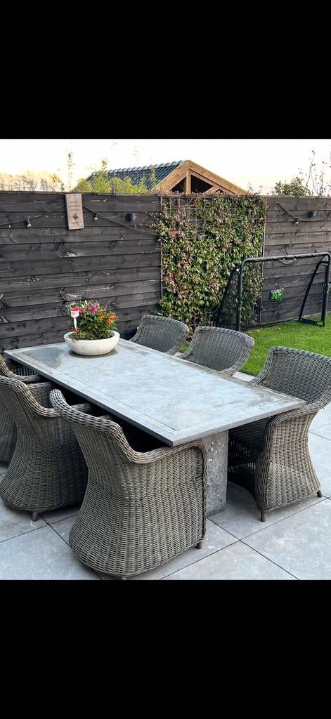 Tuintafel, Ophalen of Verzenden, Gebruikt, Overige materialen