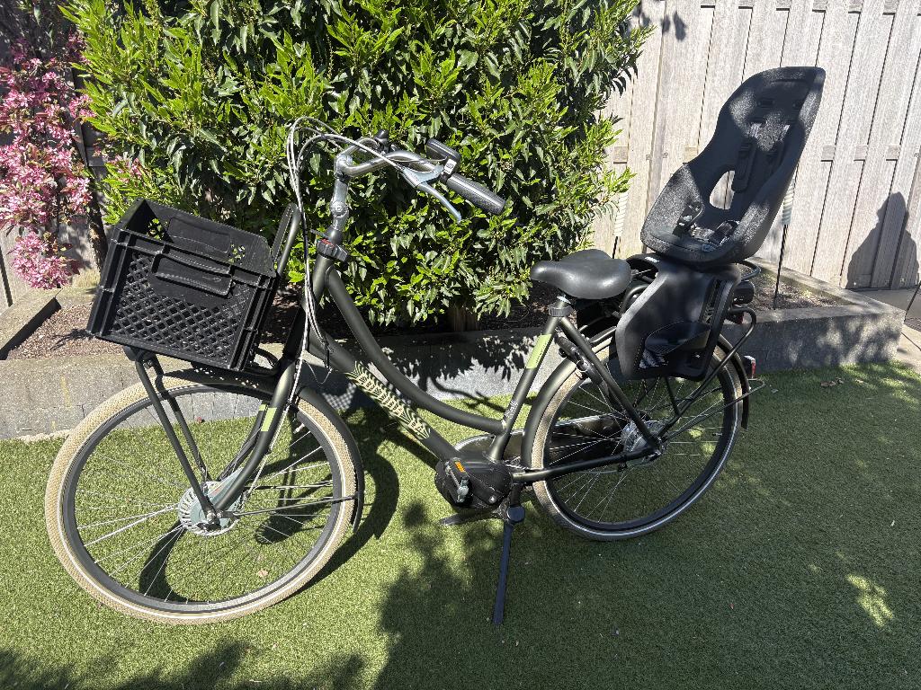 Cortina fiets E-U4 Transport Family, Fietsen en Brommers, Elektrische fietsen, Ophalen, Zo goed als nieuw, Cortina, 50 km per accu of meer