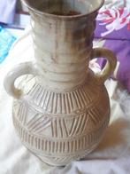 Grote FRIESE ?? Kerfsnede ?? Vaas met de letter A, Ophalen, Gebruikt, Overige kleuren, Glas