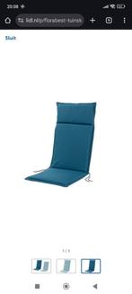 Livarno tuinstoel kussens 2 stuks blauw, Tuin en Terras, Ophalen, Nieuw