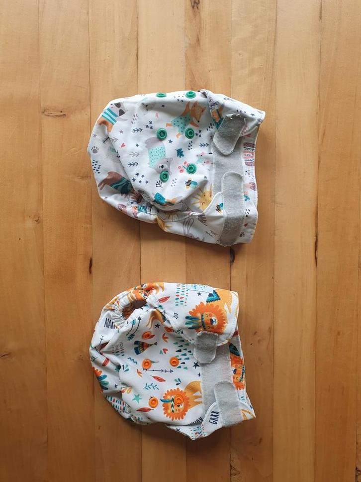 Wasbare luiers en overbroekjes new born, Kinderen en Baby's, Overige Kinderen en Baby's, Zo goed als nieuw, Ophalen of Verzenden