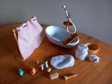 Sylvanian families bad/douche set compleet  beschikbaar voor biedingen