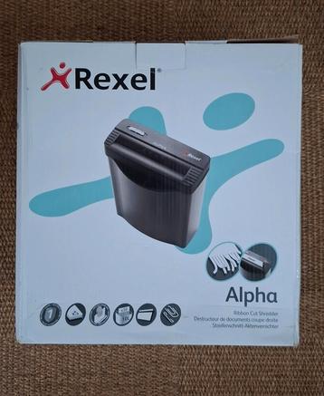 Rexel Alpha Papiervernietiger - Stroken - 5 vellen - 10L beschikbaar voor biedingen