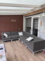 Loungeset Life Grijs met Wit Tuin overkapping in goede staat, Tuin en Terras, Tuinsets en Loungesets, Ophalen
