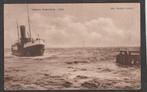 texel zee met   boot, Verzenden, 1920 tot 1940, Gelopen, Waddeneilanden
