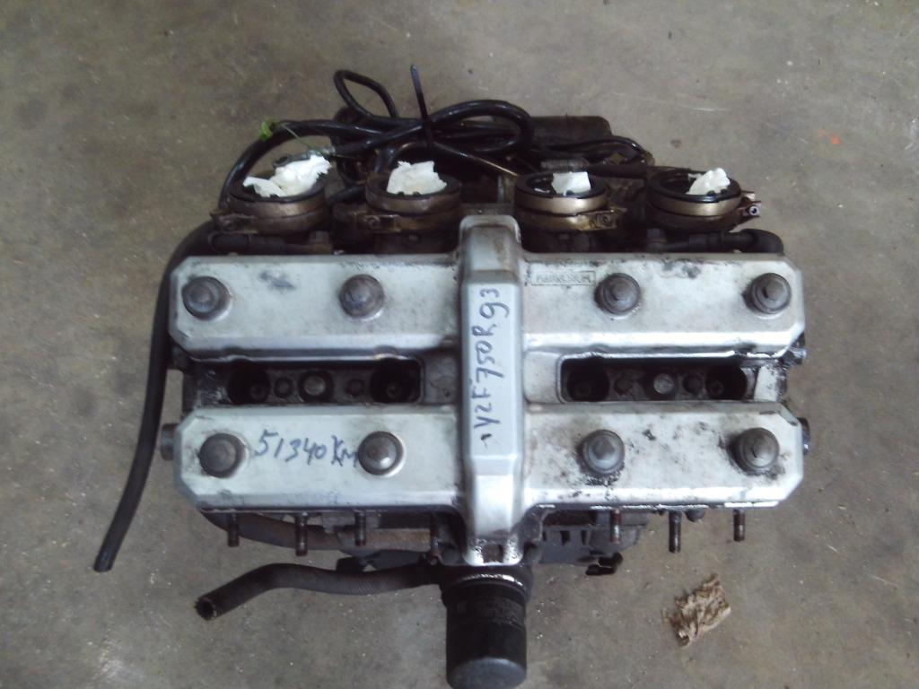 motorblok Yamaha YZF750R bj 93 51340 km., Motoren, Ophalen of Verzenden, Gebruikt