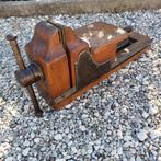 FRENCH CARVERS BENCH VISE VISE  ORIGINAL PATINA 1900, Verzenden