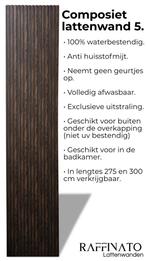 Akoestische wandpanelen 100% waterbestendig tot 300 cm lang, Huis en Inrichting, Ophalen, Nieuw