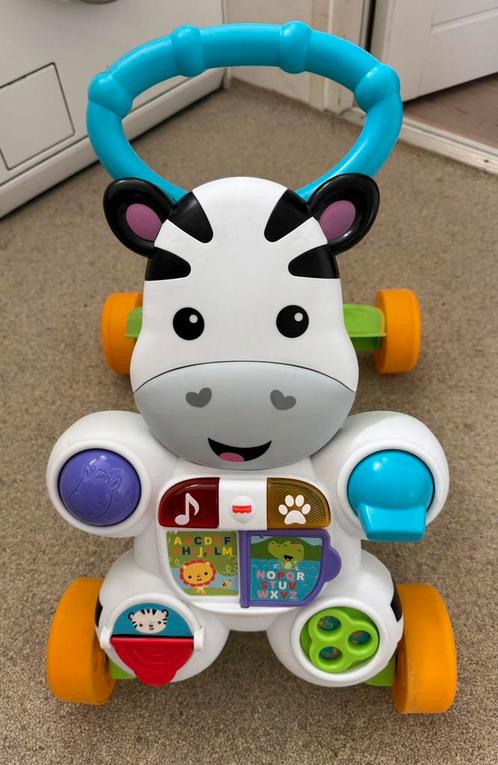 Fisher Price loopwagentje, loopkarretje, z.g.a.n., Kinderen en Baby's, Speelgoed | Fisher-Price, Zo goed als nieuw, Met geluid