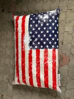Amerikaanse Vlag Kussen 140 x 90 cm, Ophalen, Zo goed als nieuw, Rood, Rechthoekig