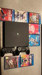 Playstation 4 slim met 7 spellen en 2 controllers, Spelcomputers en Games, Spelcomputers | Sony PlayStation 4, Met 2 controllers