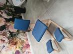 Ergonomische knie/rug/bekken stoel. Stokke Varier

Blauw, Ophalen, Blauw, Zo goed als nieuw, Eén