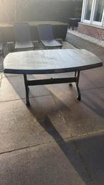 Inklapbare hartmann buitentafel tuintafel, Ophalen, Gebruikt, Ovaal, Kunststof