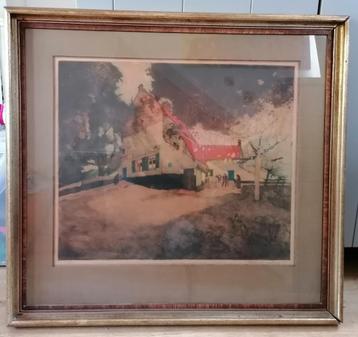 Ets "Le printemps" Maurice Langaskens beschikbaar voor biedingen