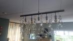 Tafel hanglamp met schelpen en of kristal, Huis en Inrichting, Lampen | Hanglampen, Ophalen of Verzenden, Gebruikt, Minder dan 50 cm