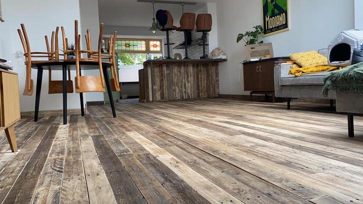 OUDE PLANKEN MET UNIEKE UITSTRALING, SLOOPHOUT PLANKEN, Doe-het-zelf en Verbouw, Hout en Planken, Gebruikt, Plank, Overige houtsoorten