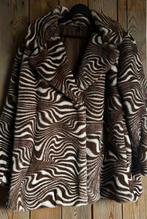 Nieuwe zebra print ‘bont’ jas H&M maat L, Ophalen of Verzenden, Nieuw, Maat 42/44 (L), Bruin