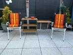 Kampeerstoelen/campingstoelen met buitenkeuken. Vintage., Ophalen, Campingstoel