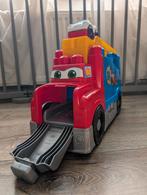 Mega bloks bouw & race vrachtwagen, Ophalen, Zo goed als nieuw