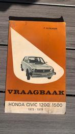 Vraagbaak Honda Civic 1973-1979, Ophalen of Verzenden