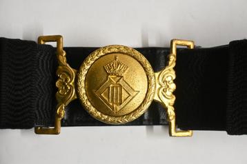 ceremoniële riem Leopold III belgie riem met koppelslot beschikbaar voor biedingen