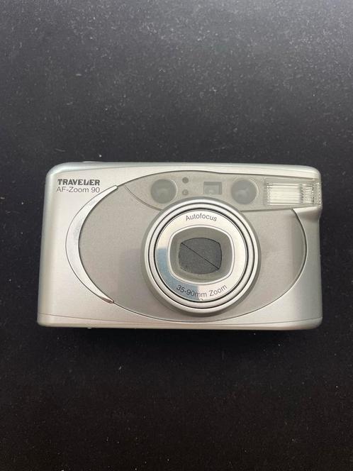 Traveler AF-Zoom 90 Analoge Camera, Audio, Tv en Foto, Fotocamera's Analoog, Gebruikt, Compact, Overige Merken, Ophalen of Verzenden